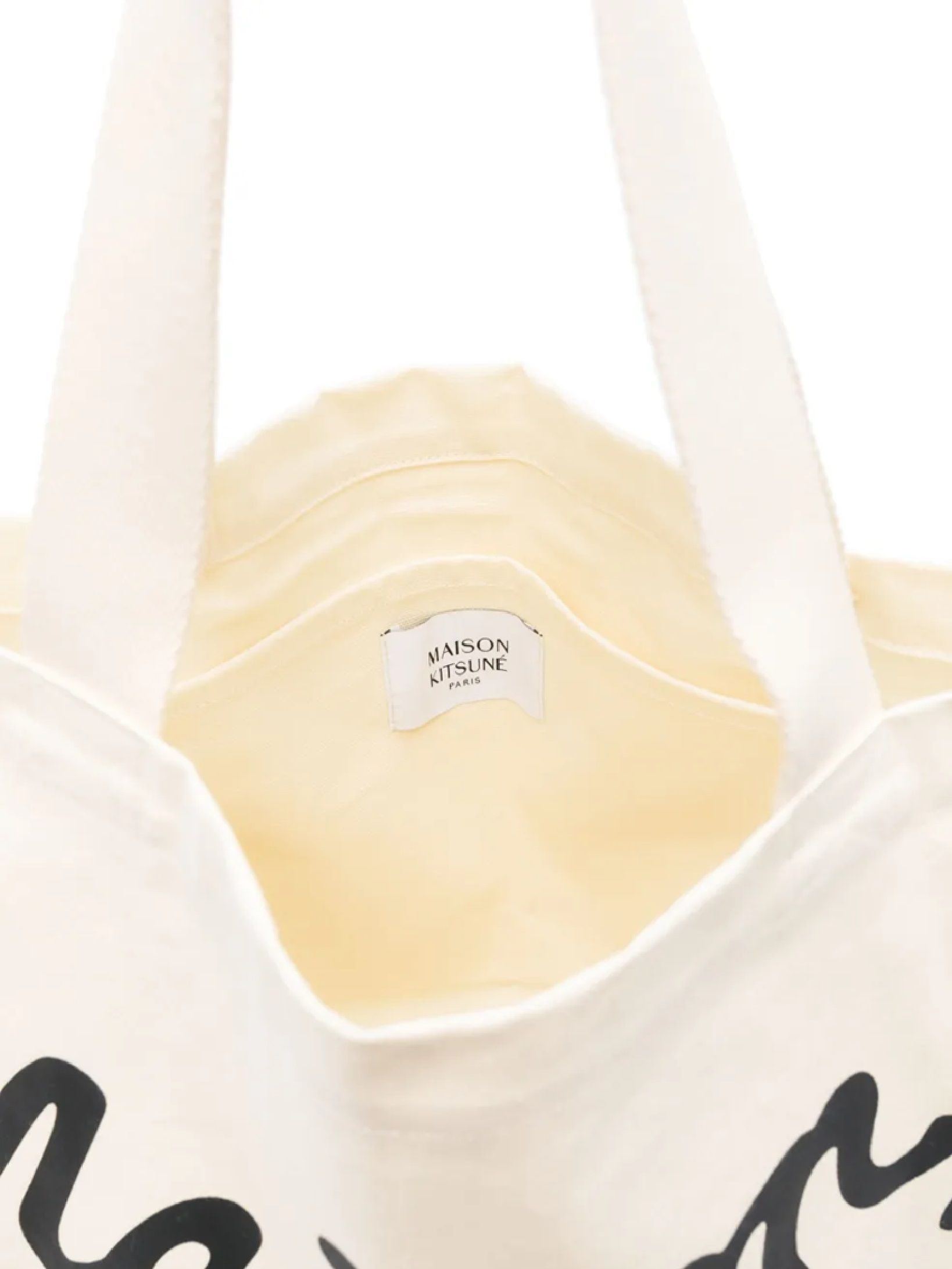 MAISON KITSUNE Handwriting Tote - SS25 Collection | 100
